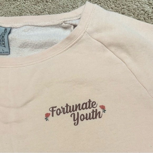 Fortunate Youth Women's Roses Crew Sweatshirt - Picture 3 of 4
